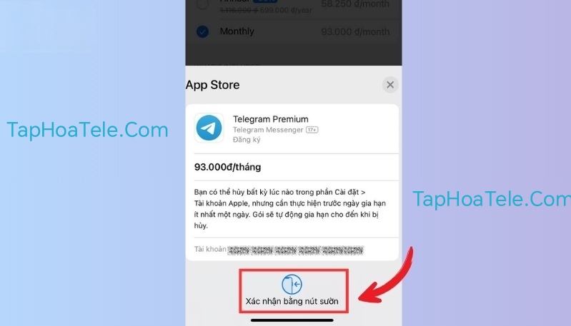 Cách đăng ký tài khoản Telegram premium