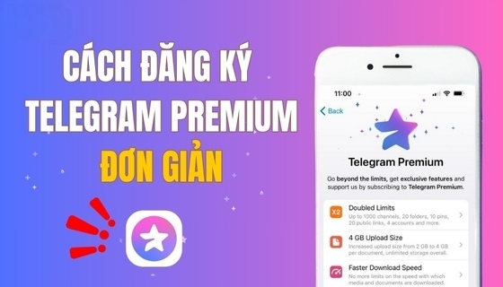 Cách đăng ký Telegram premium