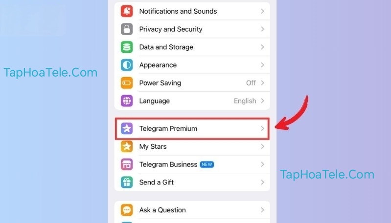 Cách đăng ký Telegram premium